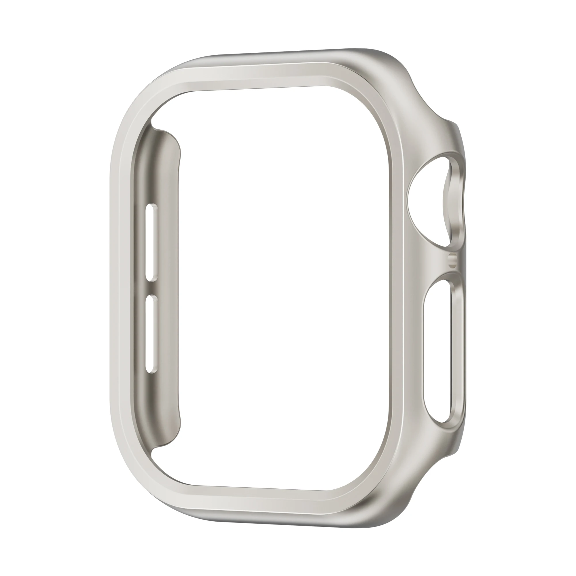 Sleek Hollow Protective Frame for Apple Watch - Hard Bumper Shell Cover
