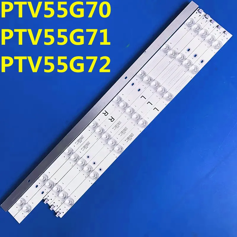

6PCS LED Backlight Strip For 55GM0031U 55G7N CRH-ZG55G7N30301503919REV1.0 JL.D550F1330-002AS-M_V01 PTV55G70 PTV55G71 PTV55G72