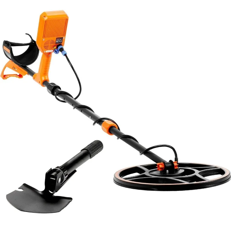 Professioneller Metalldetektor mit 30,5 cm Suchspule, wiederaufladbarer Detektor 99-127 cm, LCD-Display, wasserdicht IP68, 7 Modi – Detail 1