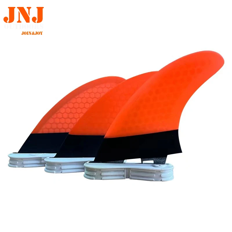 JNJ FCS II M G5 Size Surfboard Fins Made By Fiberglass Honeycomb Material For Surfing Tri