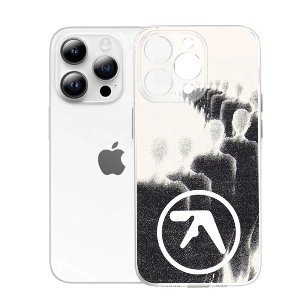 Aphex Twin Logo Transparent Silicone Soft Phone Case