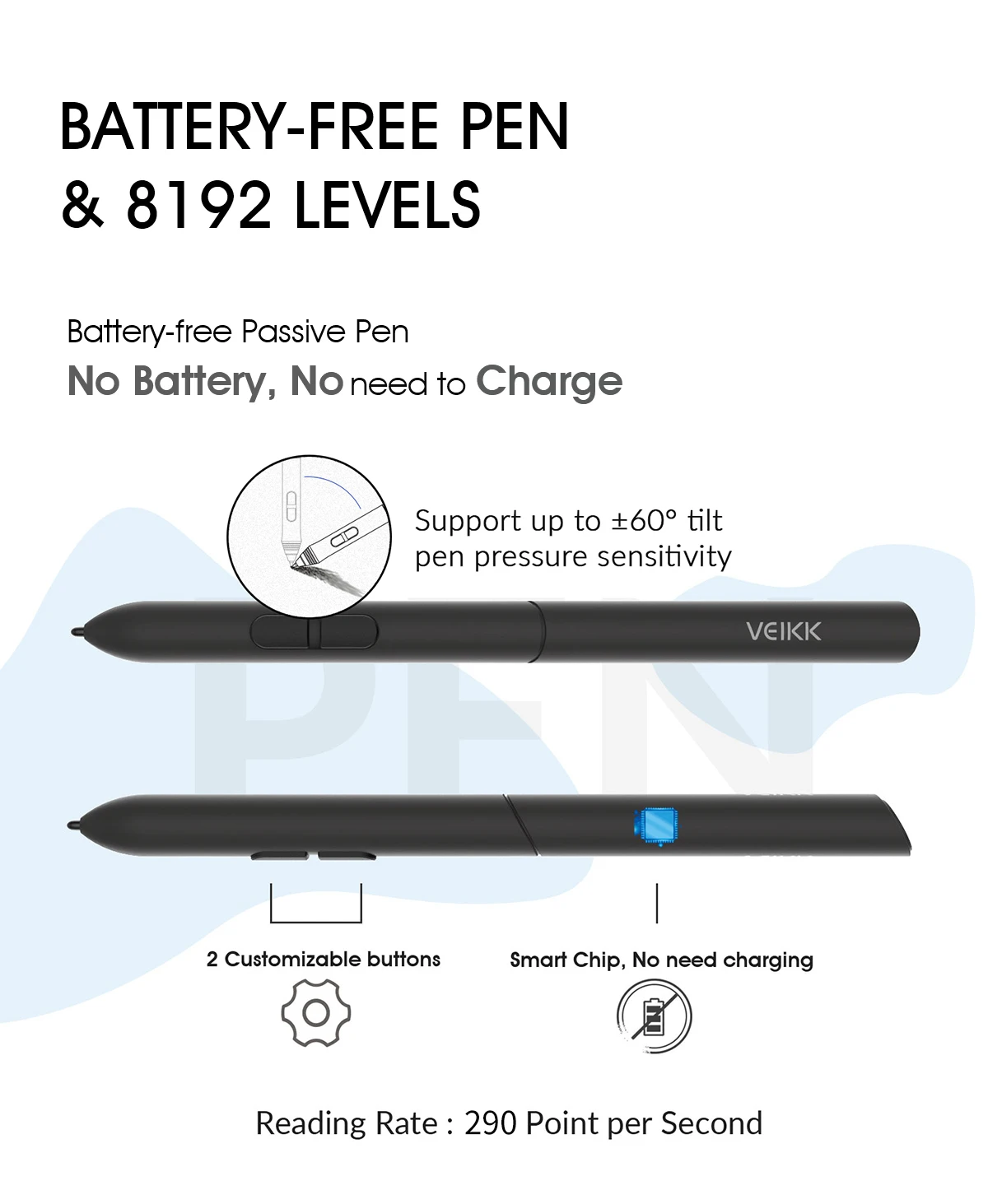 VEIKK A30 10X6 Inch Graphic Tablets Digital Pen Tablet Phone Drawing Tablet with Tilt OTG Battery-Free Stylus for Android Window 12 VEIKK A30 10X6 Inch Graphic Tablets Digital Pen Tablet Phone Drawing Tablet with Tilt OTG Battery-Free Stylus for Android Window 7