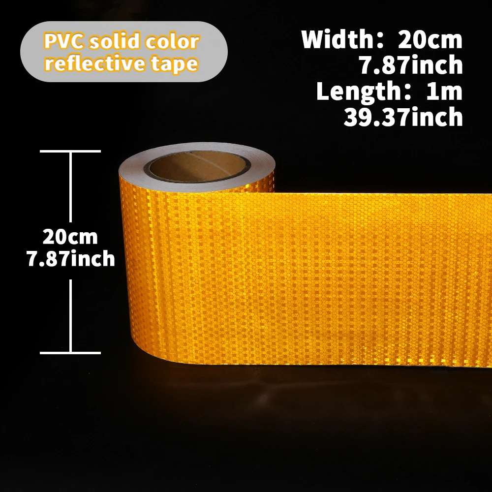 Multicolor 20CM Reflective Safety Warning Tape