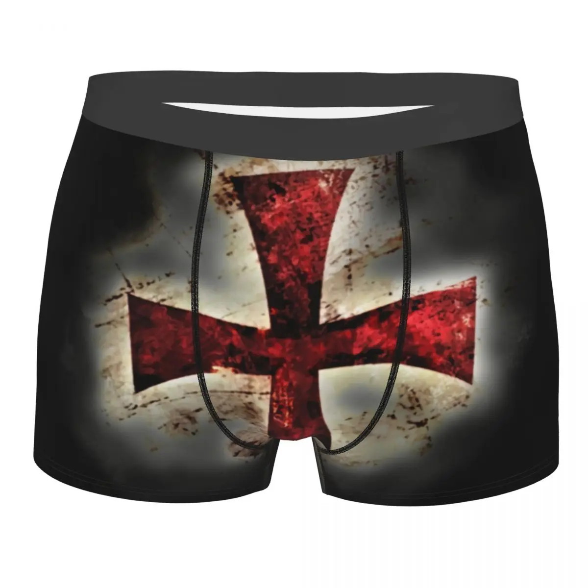

Sexy Knights Templars Cross Medieval Boxers Shorts Underpants Men's Comfortable Crusader Briefs Underwear