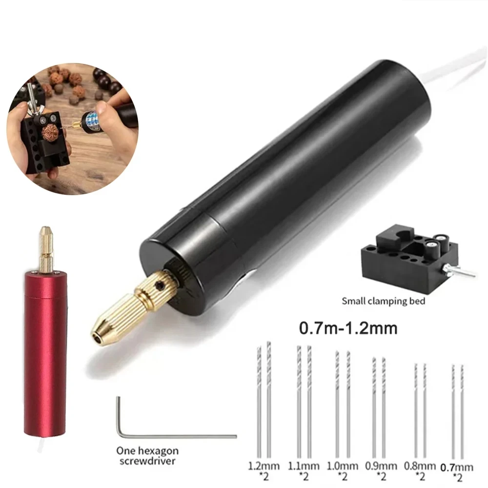 

Portable Mini Electric Drill Hand Rotary Set Engraver Pen Jewelry Tools For Epoxy Resin Making DIY Wood Craft