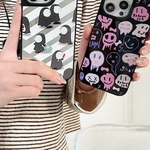 

Cartoon Ghost Acrylic Phone Case Cover for IPhone 11 12 13 14 15 Pro Max Case for IPhone 15 Pro Max