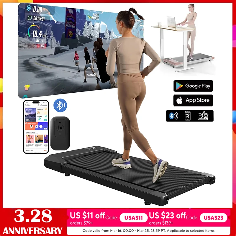 2-in-1 Home Walking Treadmill 1