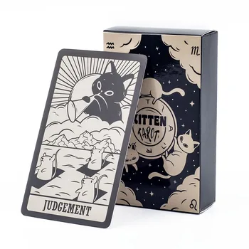 78 Card Deck Kitten Tarot Oracle Card Fate Divination Leisure Entertainment Family gatherings Tarot Card Game 1