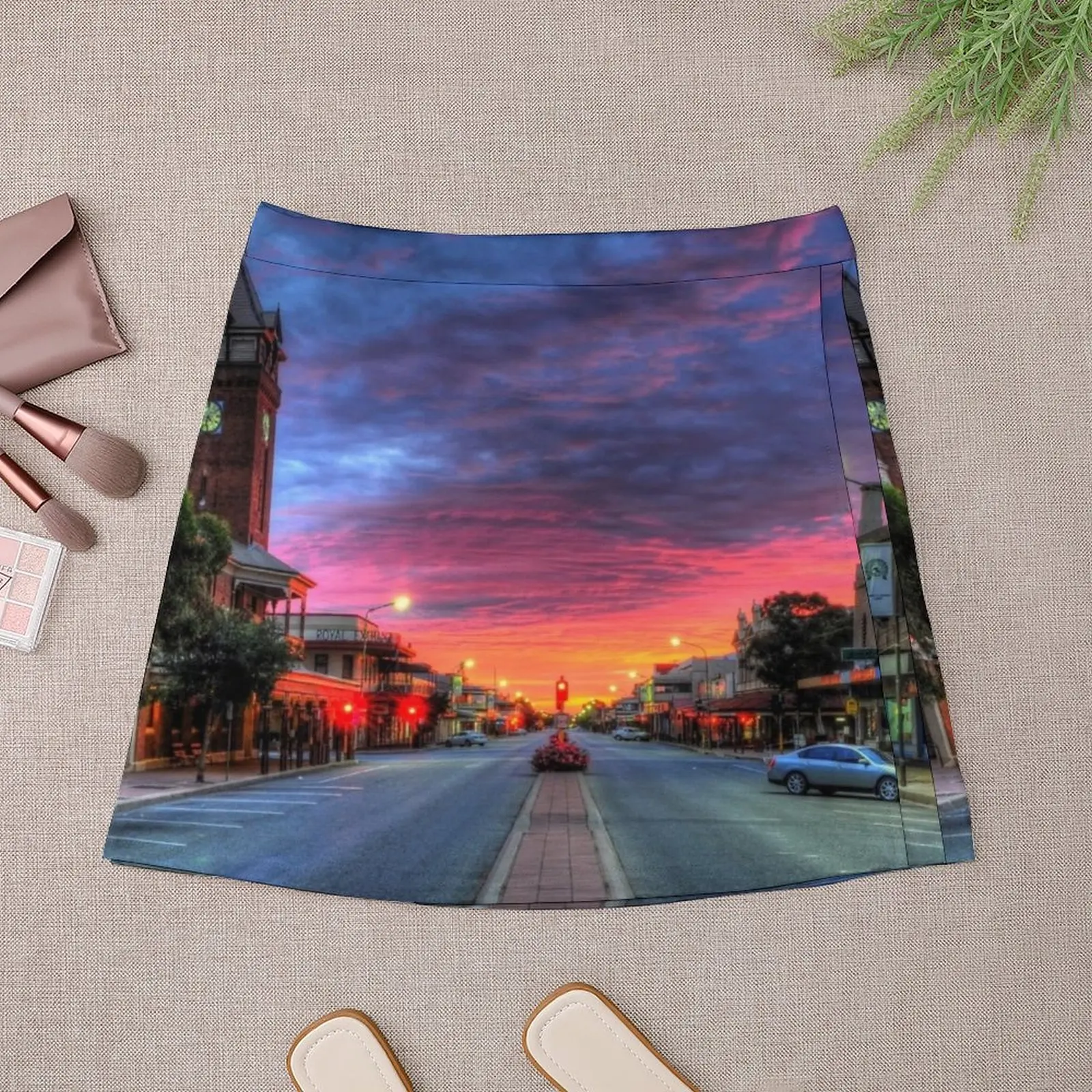 Main Street Sunrise Mini Skirt Women clothing korean women's clothes