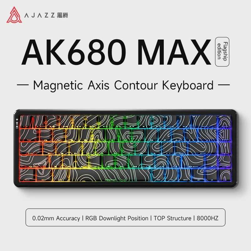 AJAZZ AK680 Max Magnetic Axis Keyboard RGB Wired Mechanical