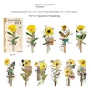 20Sheets Per Pack PET material stickers flowers handmade collage handbook material Notebooks Scrapbook cut 169*88mm 6