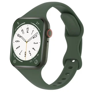 Thin Silicone Solid Color Strap Bracelet