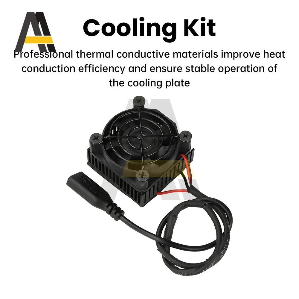 DC 5V Dispositivo di raffreddamento del telefono Kit fai da te Chip di raffreddamento a semiconduttore TEC1-7103 Ventola conduttrice di calore Silenzioso Tablet Raffreddamento Meraviglia