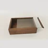 Black Walnut Display Case Solid Wood Glass Cover Organize For Jewelry And Sundries Dustproof Transparent Elegant Dresser Display 4