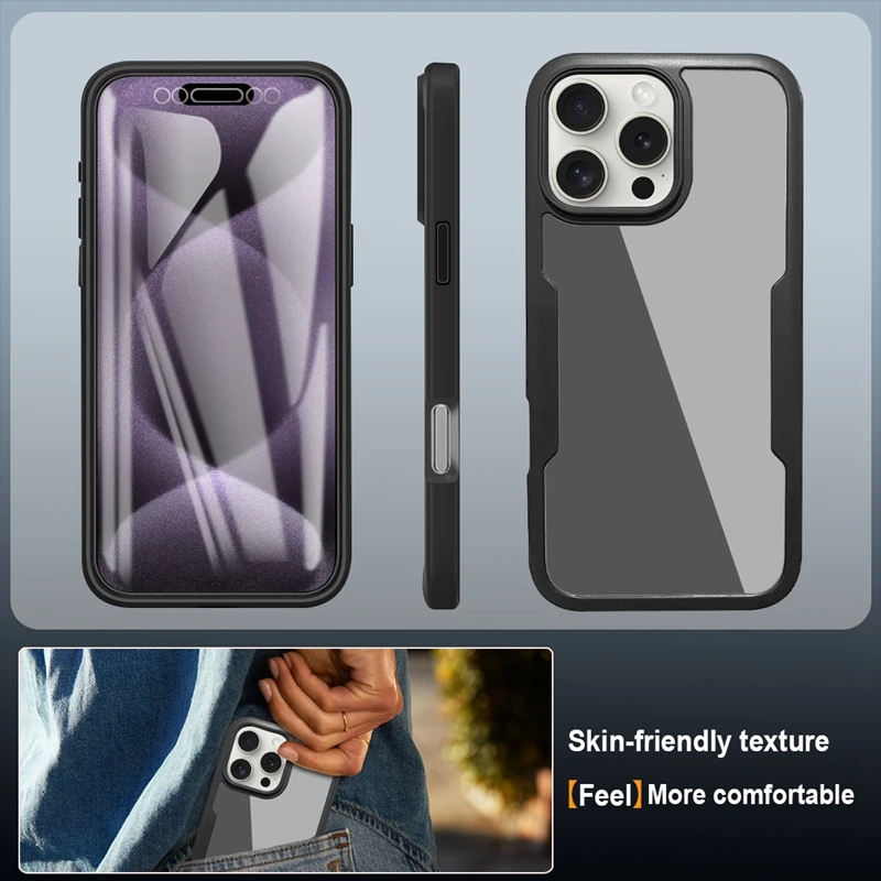 Ultimate 360° Full Body Screen Protector Case - Premium Shockproof Cover
