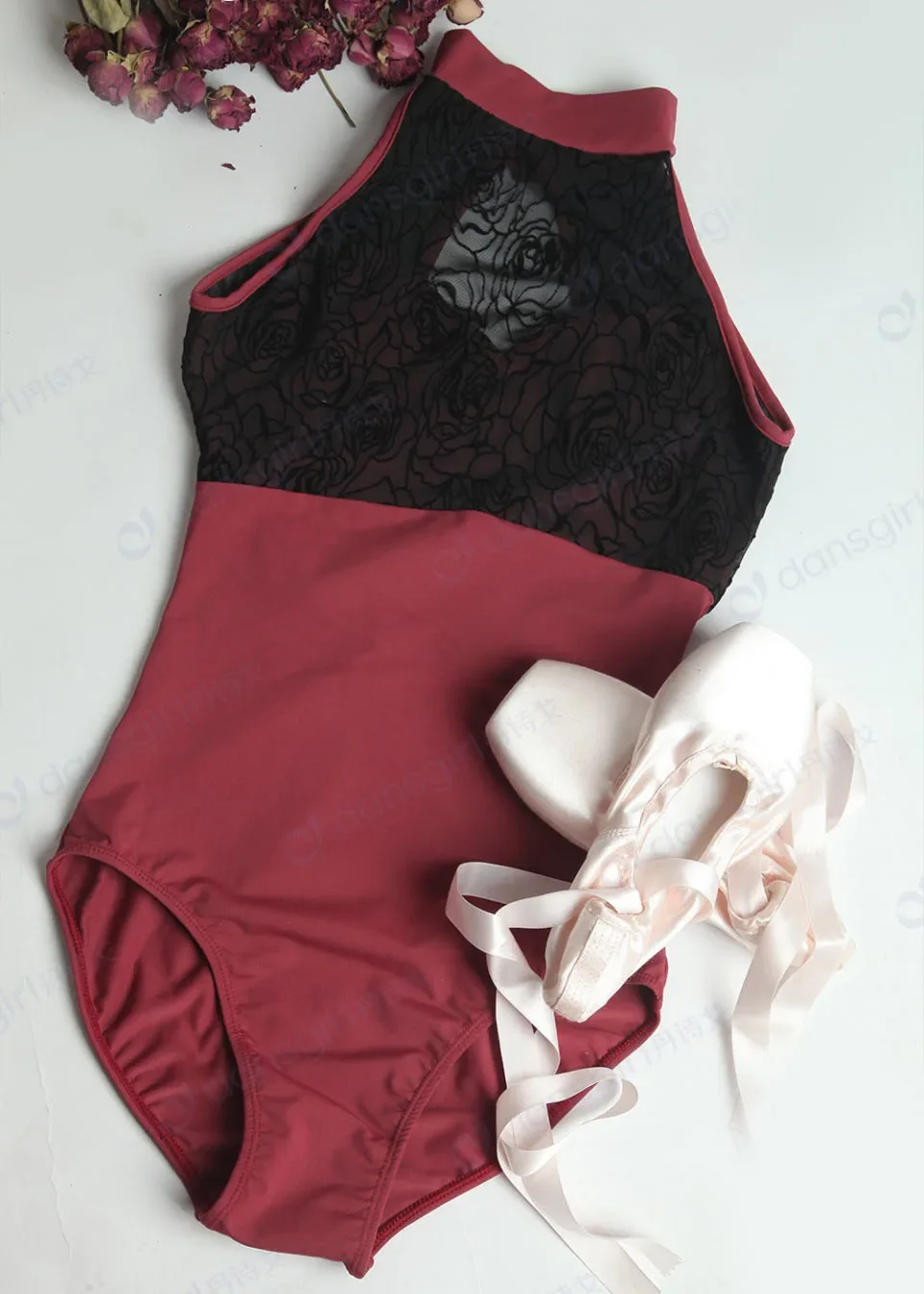 Collant De Balé Com Saia - Sem Mangas Para Dança E Ginástica | Aoylisey