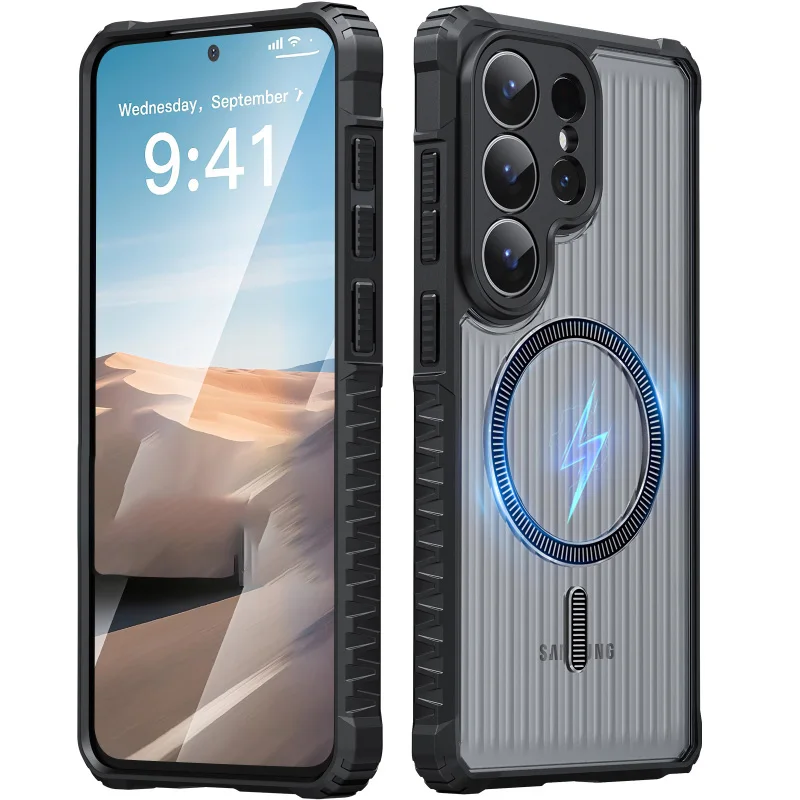 Anti-Slip Seismic Air Cushion Phone Case with MagSafe Compatibility