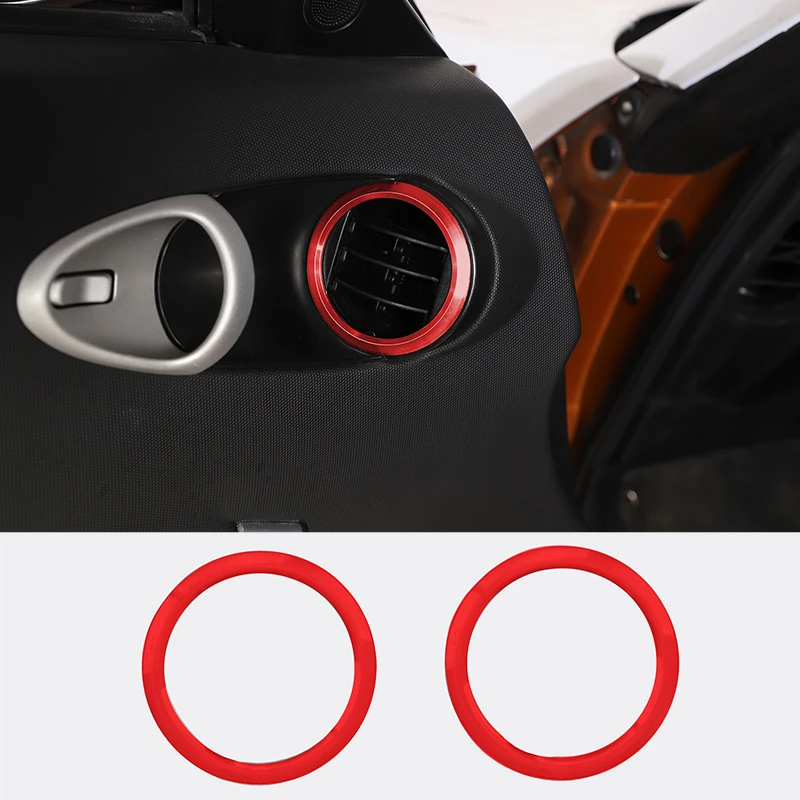 

Автомобильная дверь кондиционера вентиляционное отверстие выпускное кольцо Крышка отделка для Nissan 350Z 2003-2006 алюминиевая фотоинтерьер