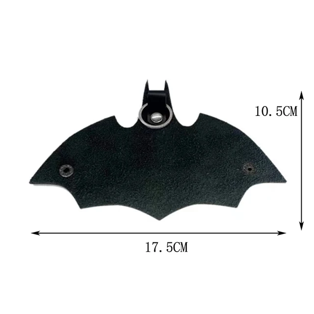 Portachiavi Batman In Pelle - Borsellino A Forma Di Pipistrello Per Chiavi Auto, Unisex E Universale - Foto 8
