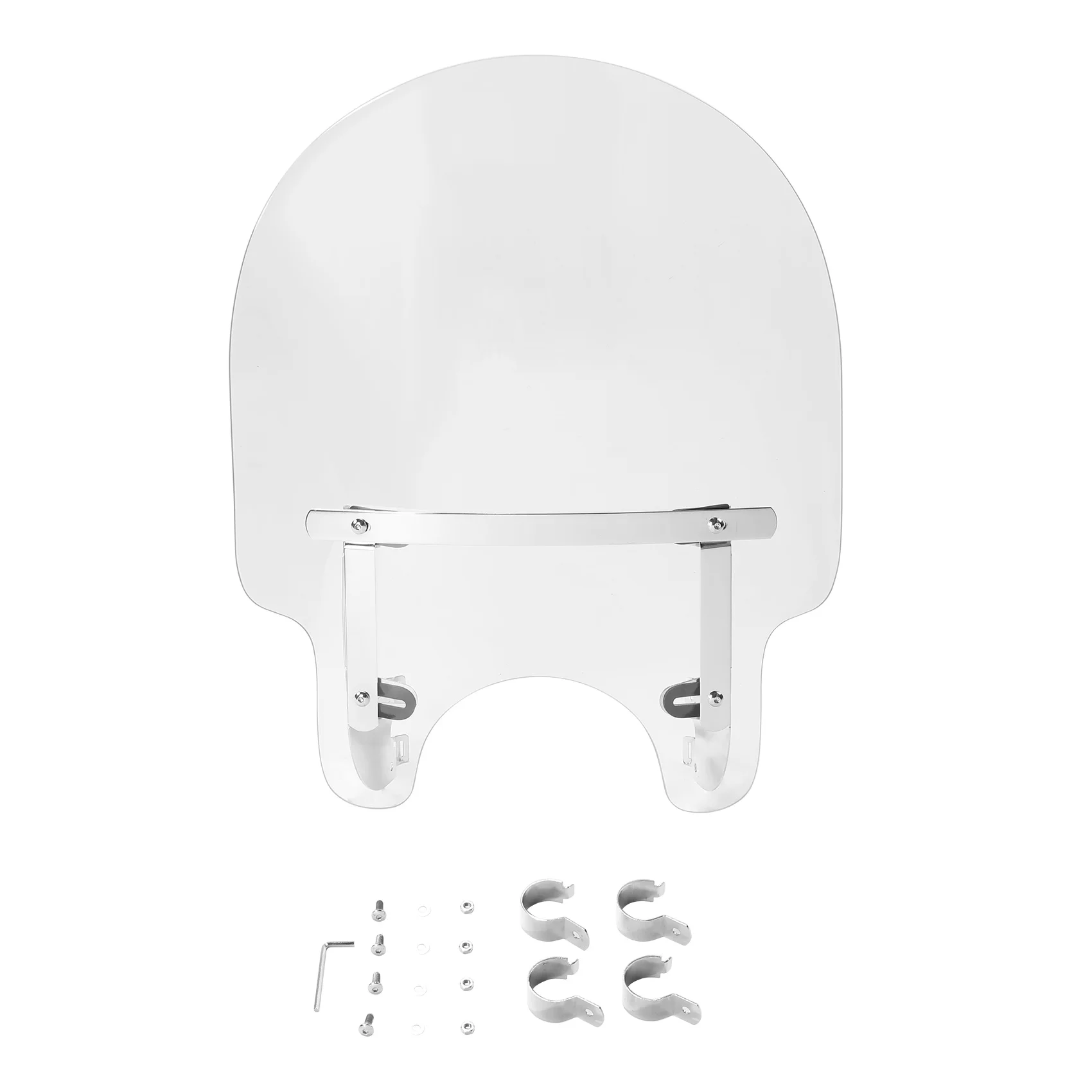 

Motorcycle Clear Windscreen Windshield W/ 39mm Clamps For Harley Sportster XL 883 1200 Dyna Wide Glide Low Rider Super Glide