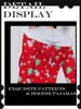 Women s Christmas Pajamas Romper Cute Print Long Sleeve Zip Up Hooded Jumpsuit Sleepwear 4
