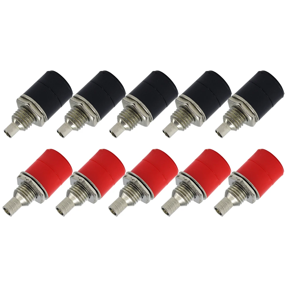 

Strong and Durable 10PCS 4MM Banana Socket Binding Post Connector Terminal Ideal for industrial and automotive testing