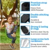 Tree Swing Straps Hanging Kit Heavy Duty Camping Hammock  (2000 LB)  with Safety Lock Carabiners for All Swing Types Outdoors 5