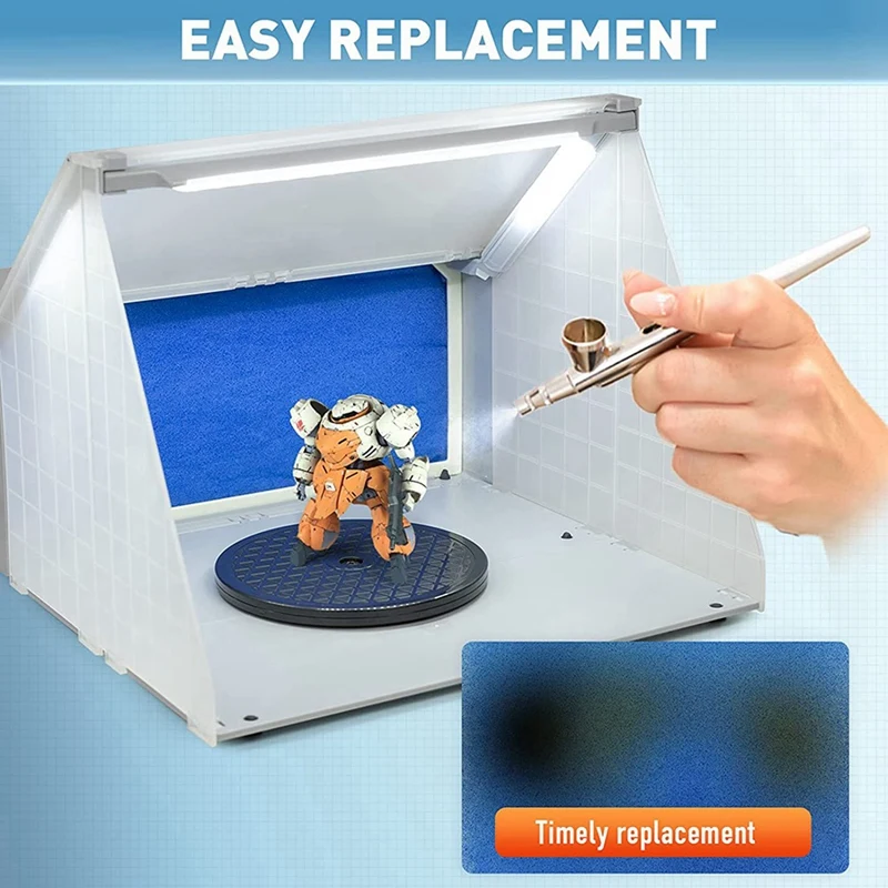 Airbrush Hobby Airbrush Set Di Filtri Per Cabina Di Verniciatura, Cabina In Fibra Di Vetro Sostituire Il Filtro Compatibile Per Master, Paasche 4 Pezz