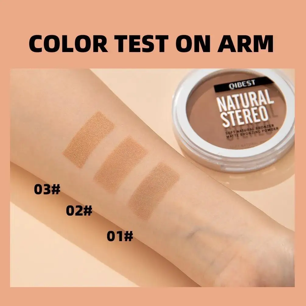 Matte Contouring Powder Nose Side Shadow Powder Face Highlighter Bronzers Contour Makeup Palette Illuminator Make-up Cosmetics - 5