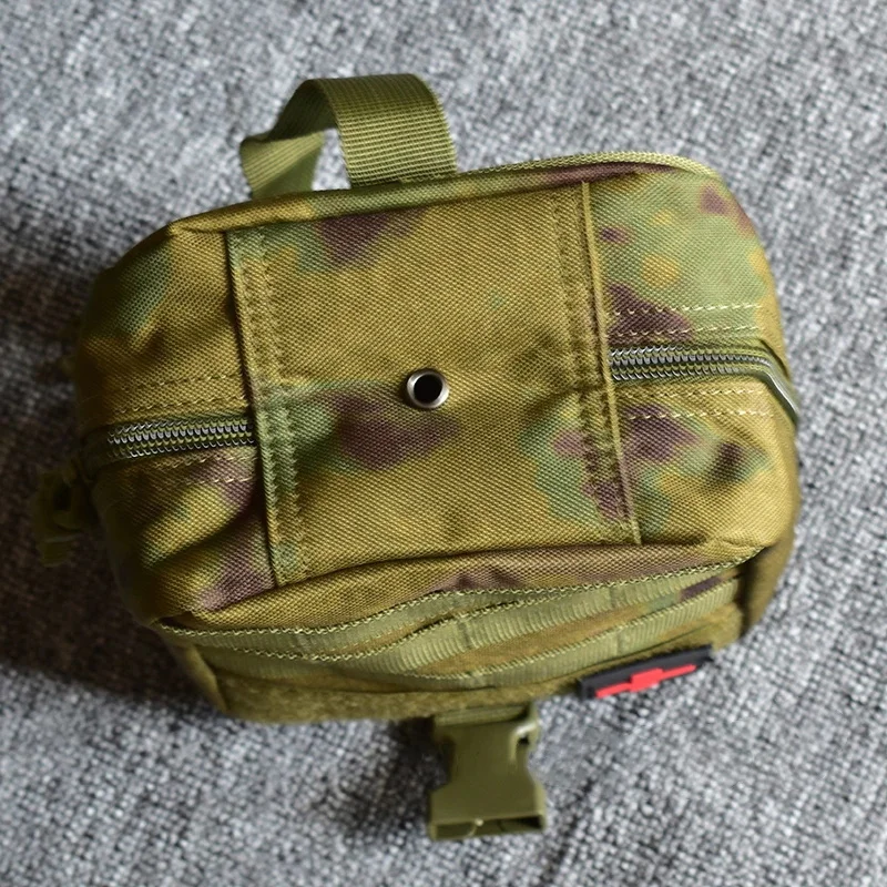 Military Gear A-TACS FG Little Green Man EMR MOLLE Utility Tool Bag First Aid Medical Kit Survival Kit Tactical Pouch