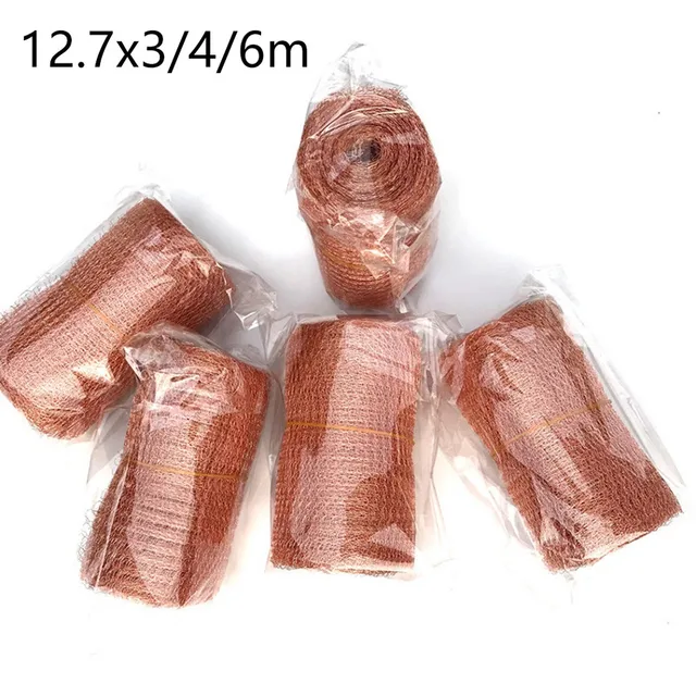 Lyuk Rézháló Tekercs Kártevőirtó Háló-Rágcsáló Rágcsáló Korrózió - Image 5