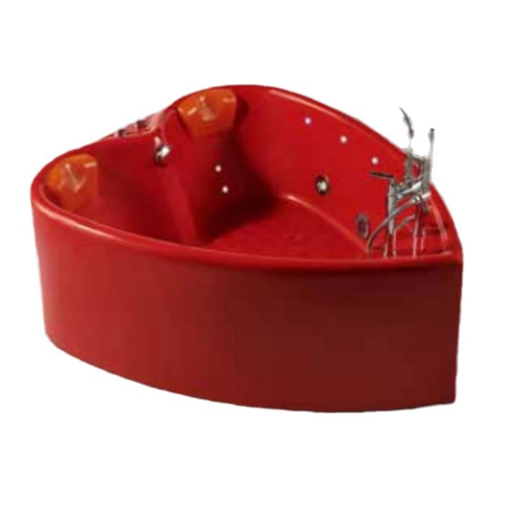 1500mm Seamless Docking Surfing Massaging Whirlpool Bathtub Acrylic Hydromassage Three Side Skirts Hot Tub NS7012