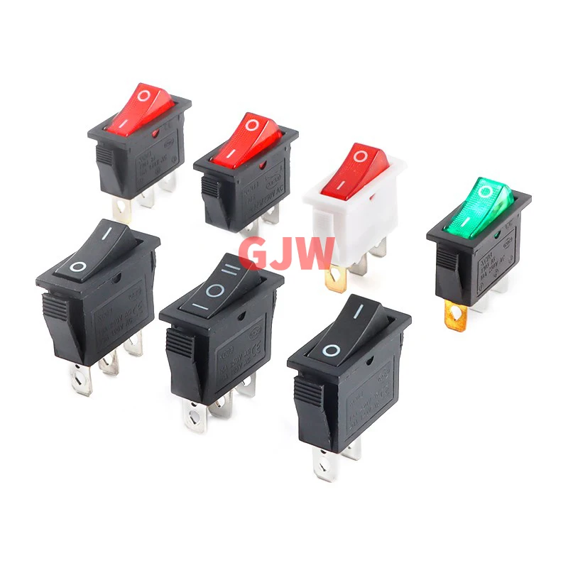 1PCS KCD3 Rocker Switch ON OFF ON OFF ON 2 Position 3Pins Electrical ...