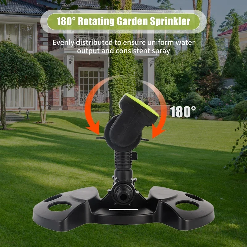 Automatic Swing Sprinkler Turret Sprinkler Lawn Watering Irrigation System Sprinklers Gardening Supplies
