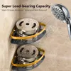 Luxury Bathroom Shelves Without Drilling Rustproof Aluminum Shower Wall Shelf Shampoo Towel Holder Bathroom Organizer Accessorie 4