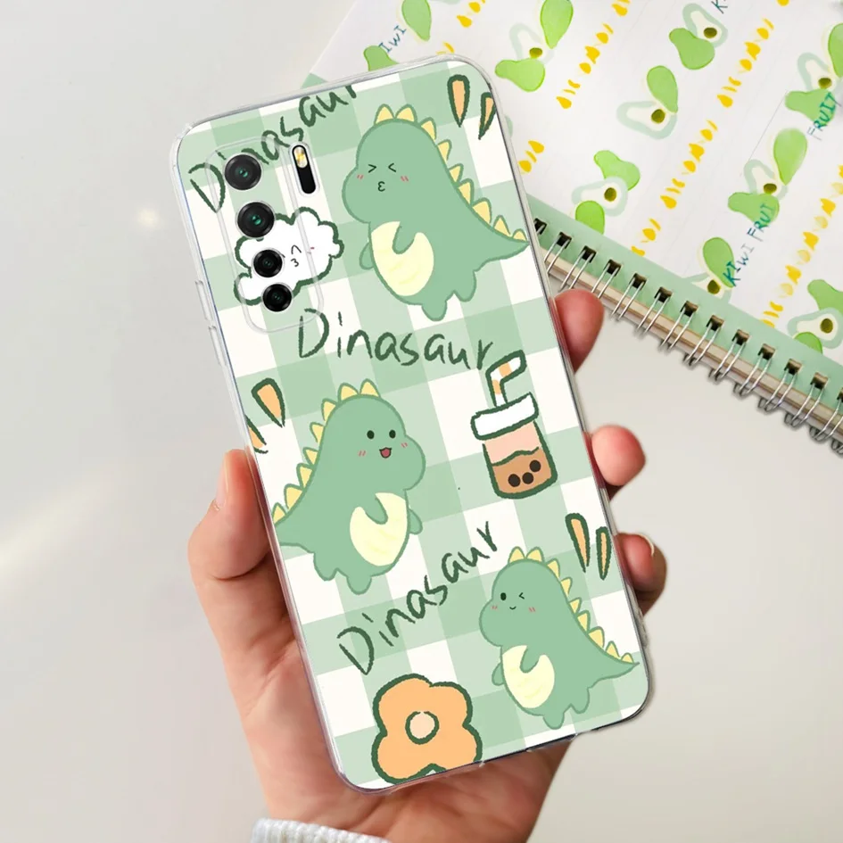 Clear Fashion Pattern Soft Silicone Case