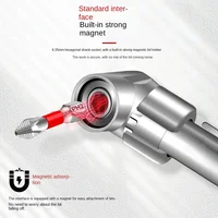 Embouts de tournevis magnétiques hexagonaux 1/4 po, outils à main pour perceuse, rallonge de perceuse, support à changement rapide, guide de vissage, embout de visseuse 4