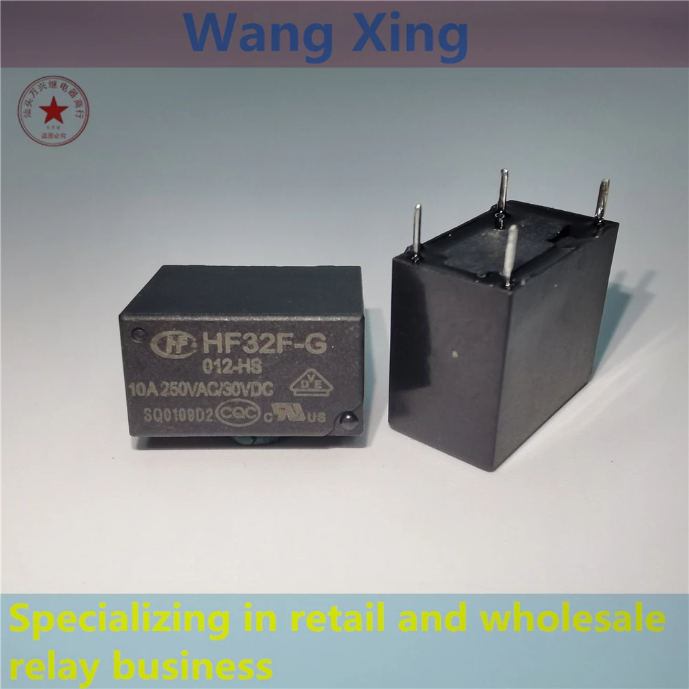 

HF32F-G 005-HS 012-HS 024-HS реле электромагнитной мощности 4 pin