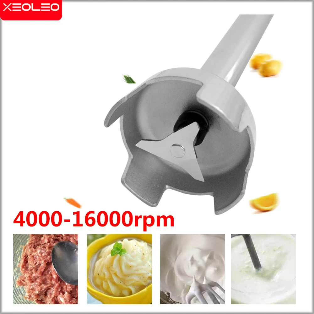 XEOLEO 500W Variable Speed Professional Heavy Duty Handheld Blender Commercial Immersion Food Mixer Food Processors