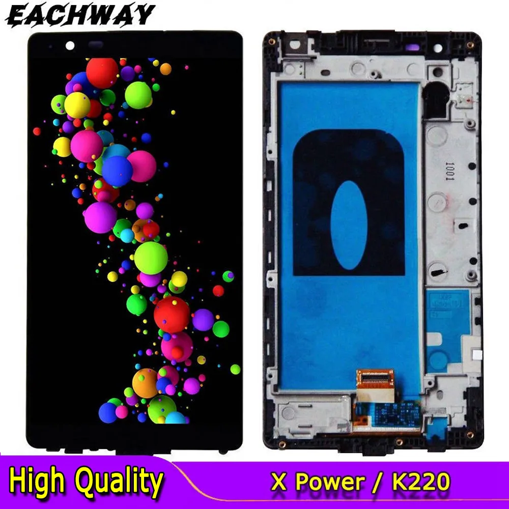 

Tested Work For LG K220 K220DS LCD X Power X3 Display LCD Screen Touch Digitizer Assembly Replace K220ds K220dsK K210 K450 LCD