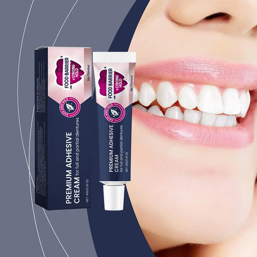 Fixodent Dental Adhesive Cream For Denture Original Strong Complete Professional Dentures Glue Dentistry Products Mater G9z9 40g