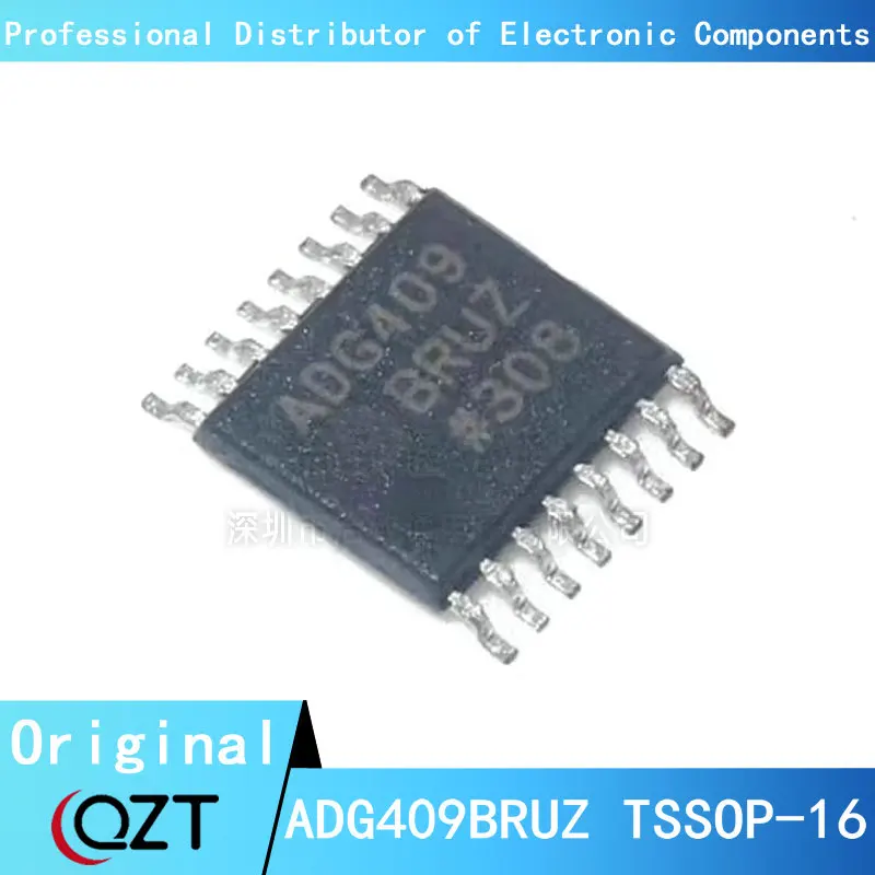 10pcs/lot ADG409 TSSOP16 ADG409B ADG409BR ADG409BRU ADG409BRUZ TSSOP-16 chip New spot 10pcs new sn74hct245pwr three state output eight way bus transceiver chip tssop 20 74hct245 integrated circuit