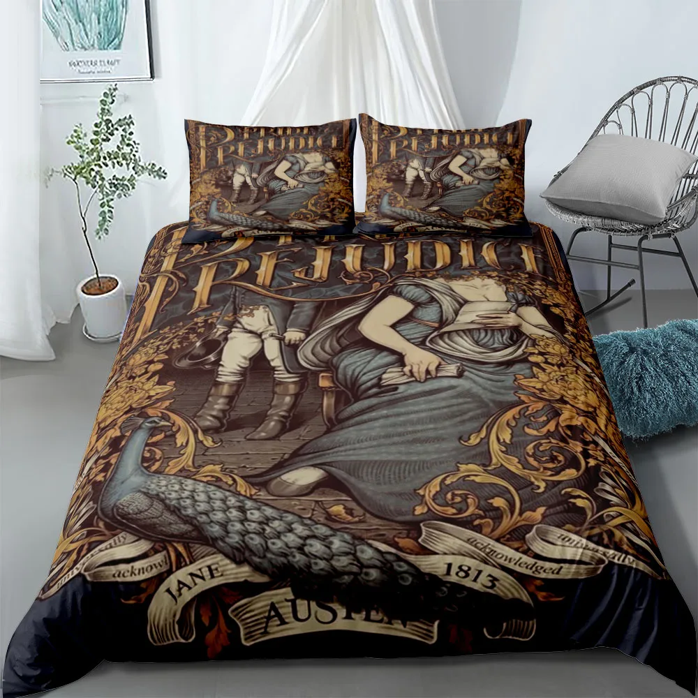 Vinland Saga Retro Duvet Cover Set King Queen Double Full Twin Single Size Bed Linen Set 5