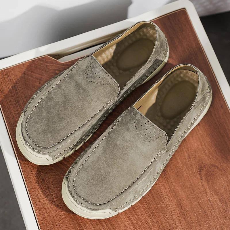 Golden Sapling Men's Casual Shoes Fashion Loafers Retro Driving Flats Comfortable Men Loafers Leisure Business Footwear