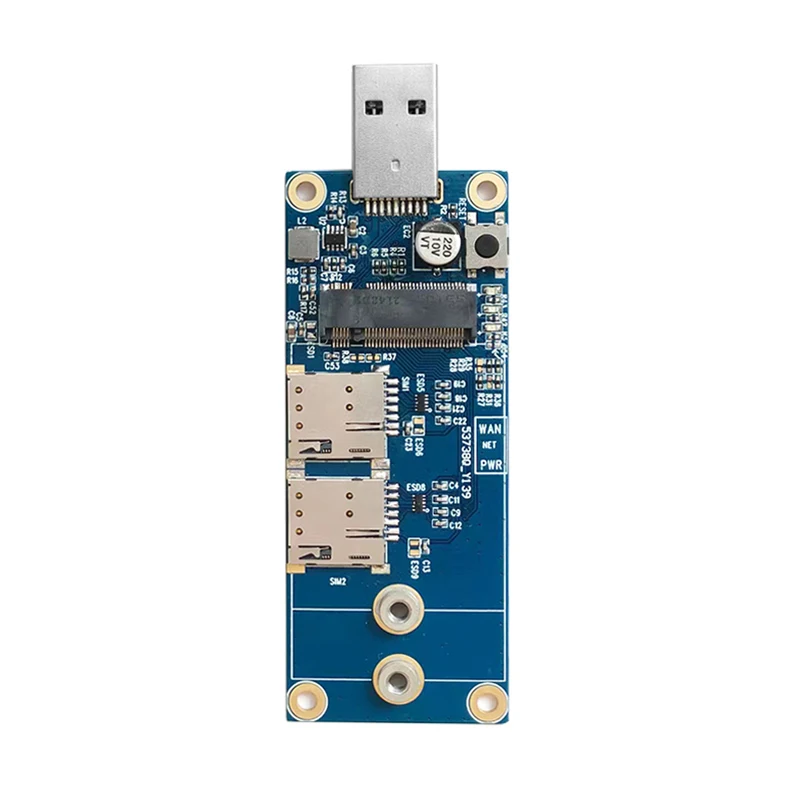 Universal M.2 to USB & Type-C Adapter Board