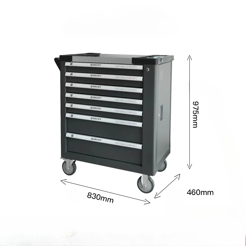 Professional Large Tool Cabinet Mechanical Wheeled Trolley Organizer Screwdrivers Workshop Tool Cabinet Garage Tool Arrangement 5