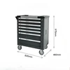 Professional Large Tool Cabinet Mechanical Wheeled Trolley Organizer Screwdrivers Workshop Tool Cabinet Garage Tool Arrangement 5