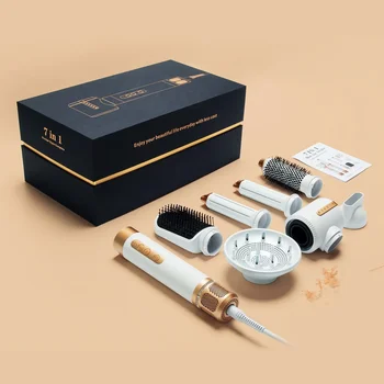 7 in 1 Hair Dryer Hot Comb Set Professional Curling Iron Hair Straightener Styling Tool For Dyson Airwrap High Speed Hair Dryer 6 7 in 1 Hair Dryer Hot Comb Set Professional Curling Iron Hair Straightener Styling Tool For Dyson Airwrap High Speed Hair Dryer 11