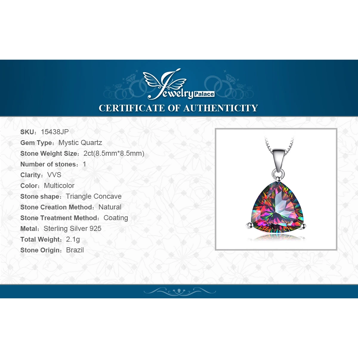 JewelryPalace-  925 ĳ õ ź   Ʈ , м ־ ü  ο 