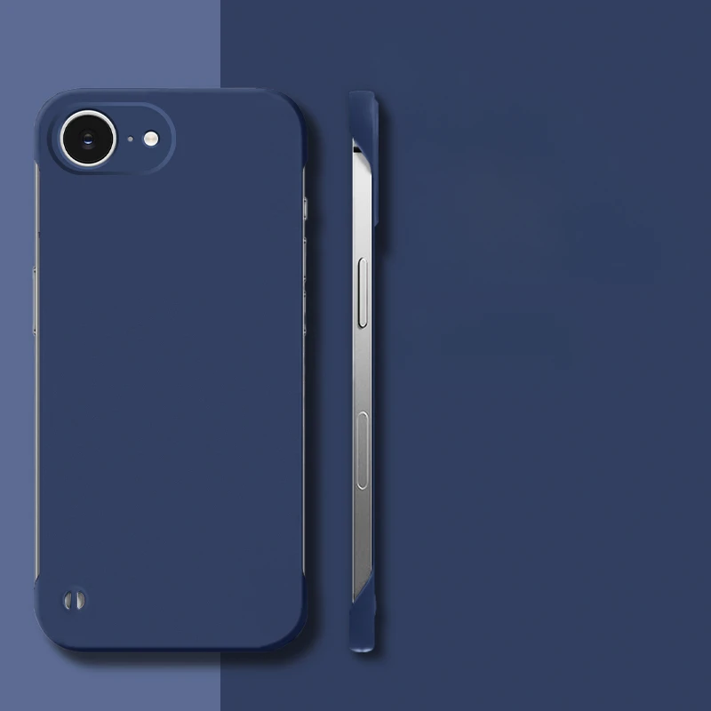 Ultra-Thin Frameless Matte Phone Case - Hard PC Protective Back Cover Shell
